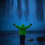Skógafoss is one of the biggest waterfalls in Iceland, dropping 60 meters and stretching 25 meters across. You can walk right up to it