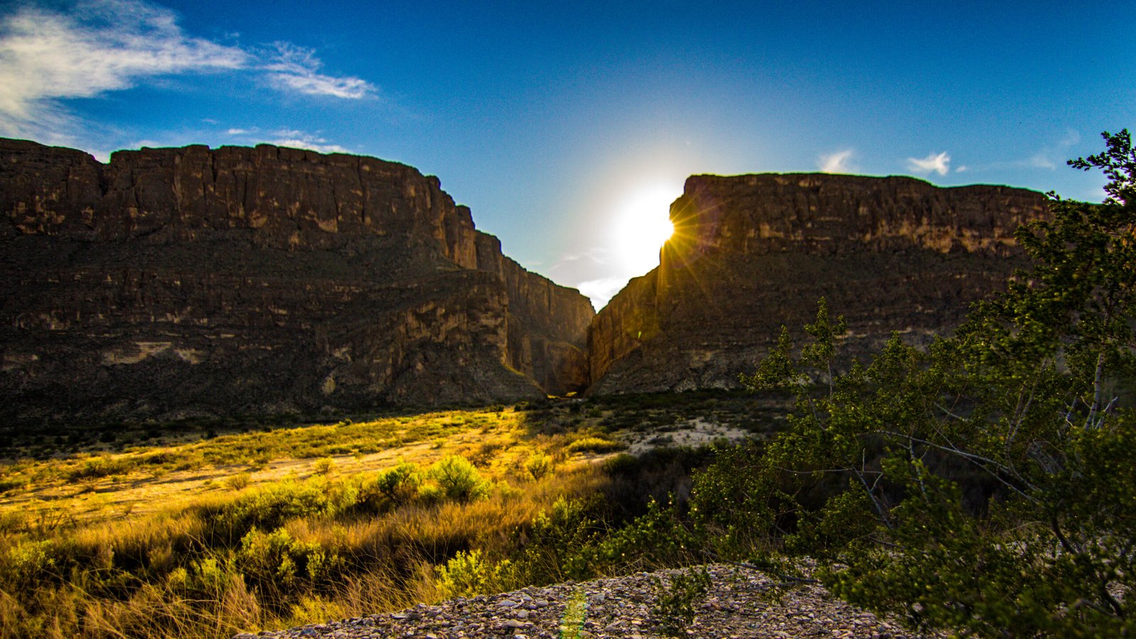 Golden Hour at Santa Elena Canyon in Big Bend National Park
