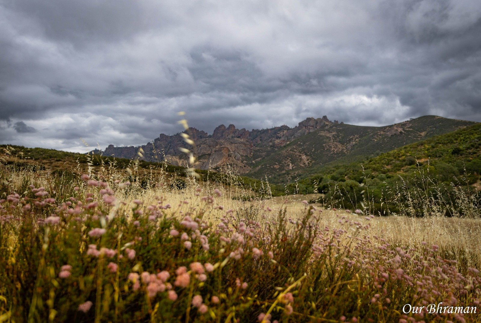 A view from Pinnacles National Park
