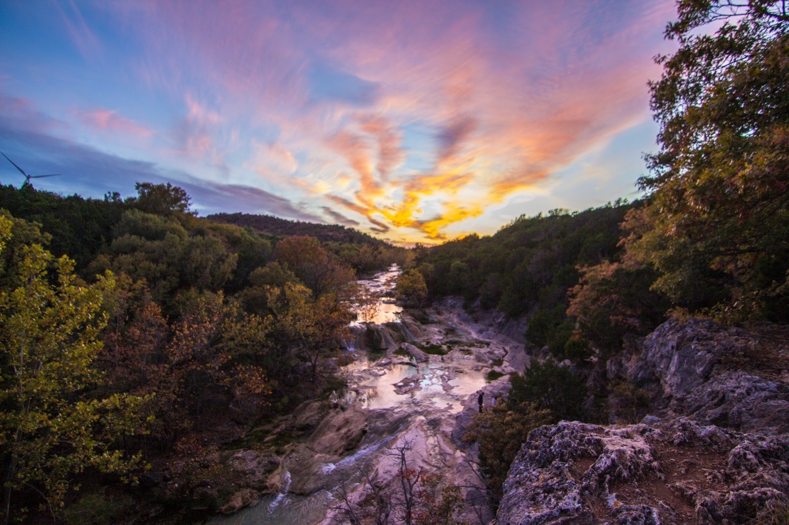 Golden Hour at Turner Falls State Park