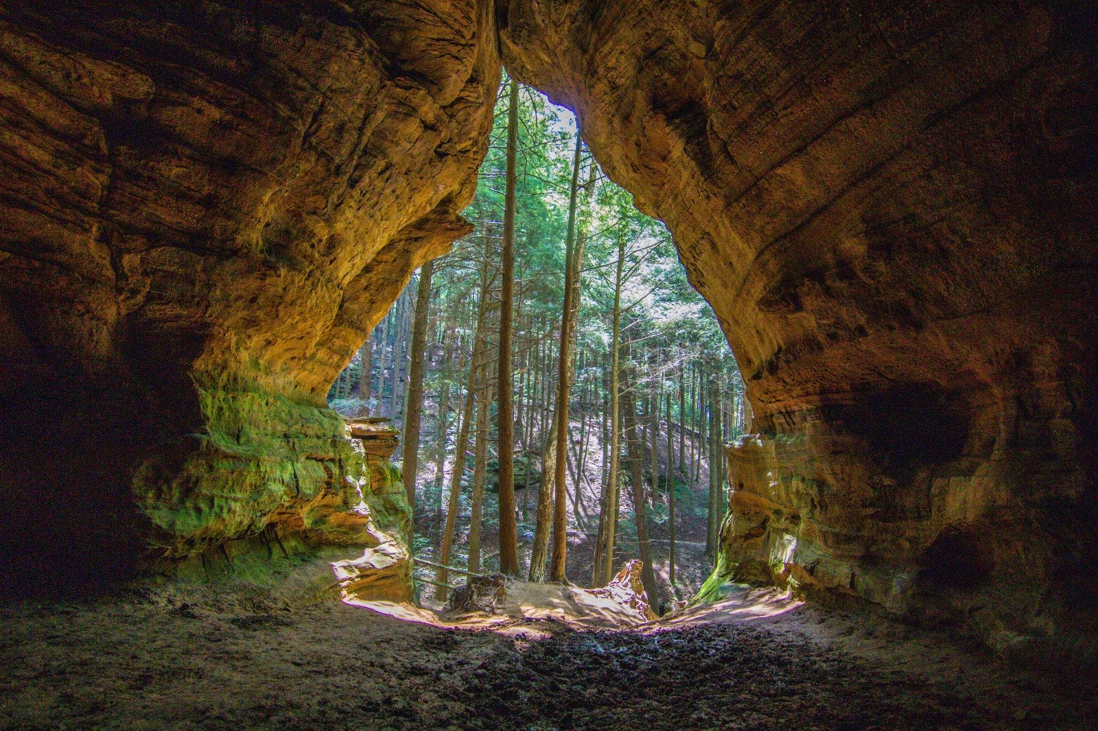 Rock House in Hocking Hills State Park