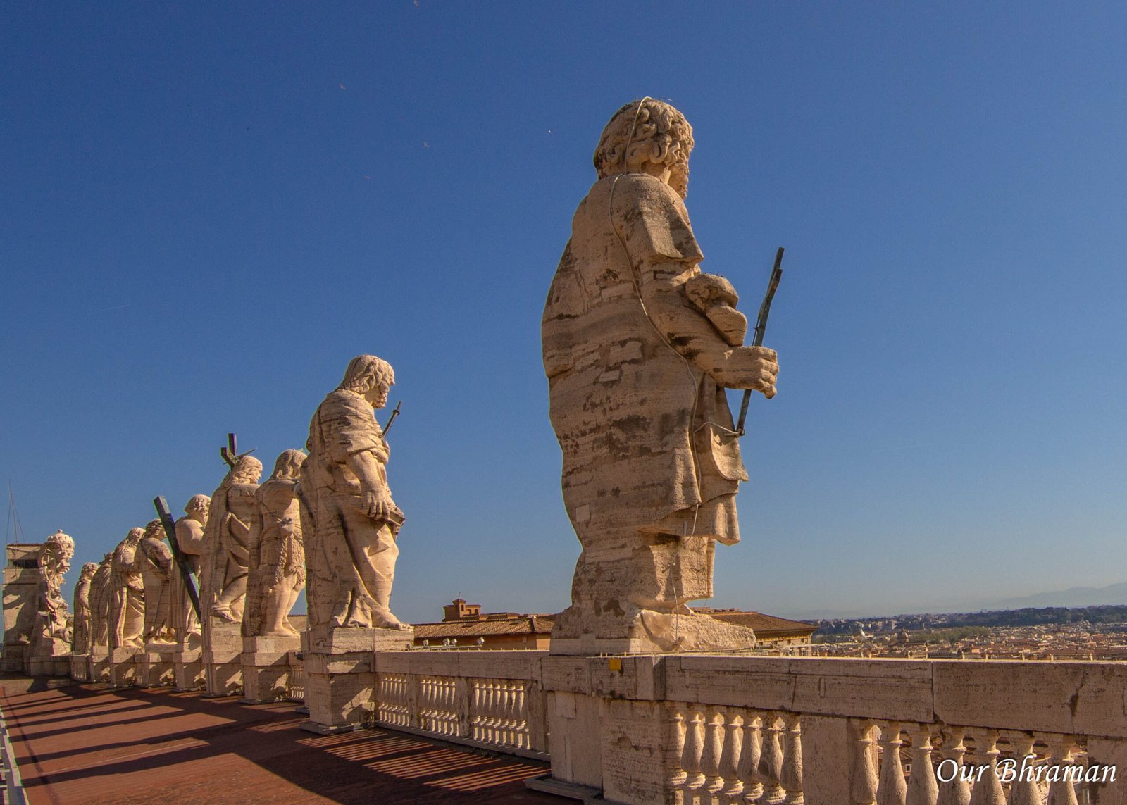 statues of the apostles