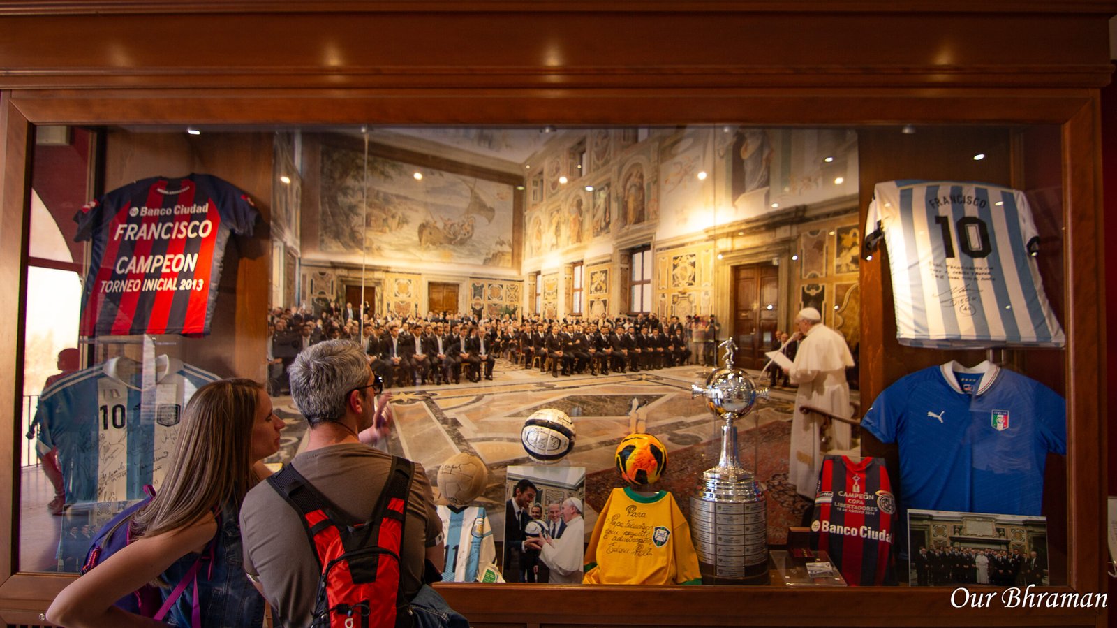 soccer memorabilia Vatican