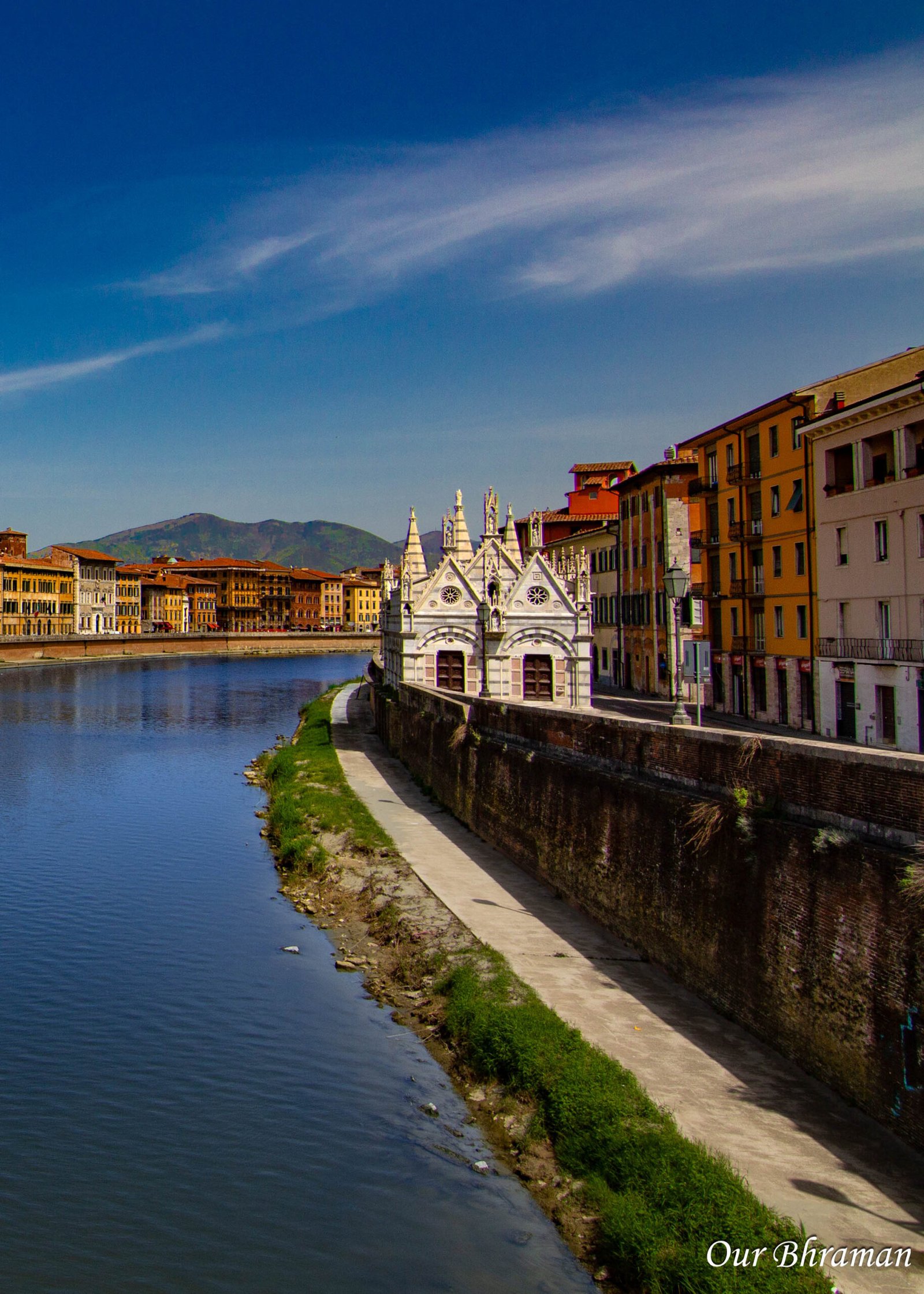 Church of Santa Maria della Spina on the Arno River in Pisa,