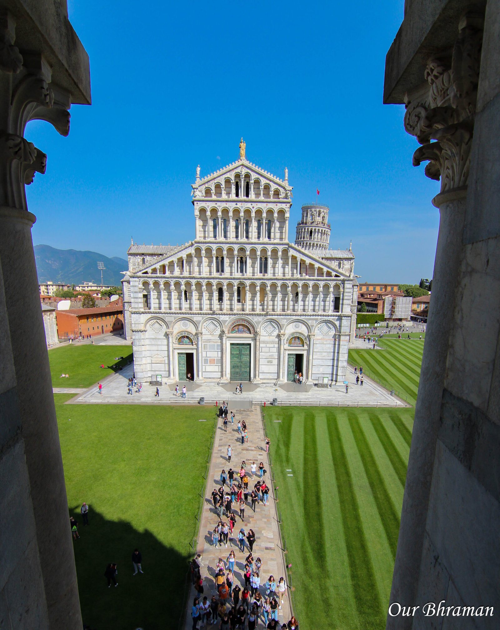 view from pisa baptistery
