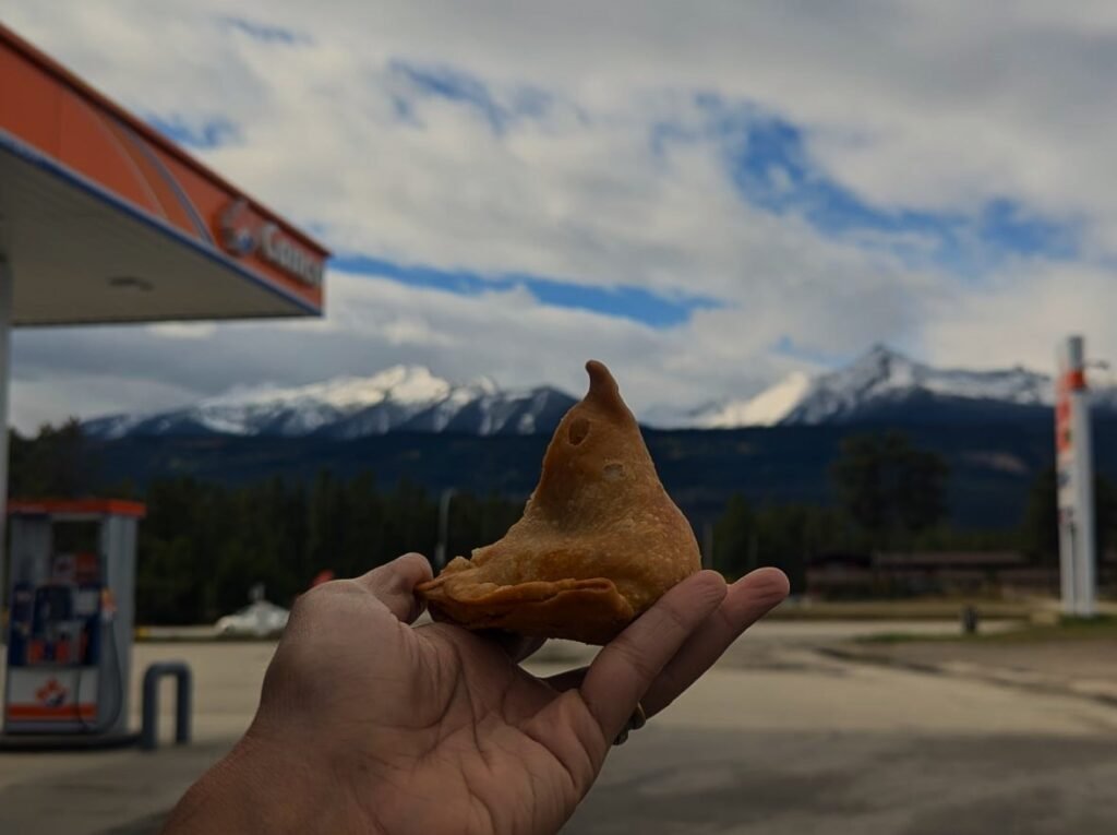 Jasper National Park samosa gas station