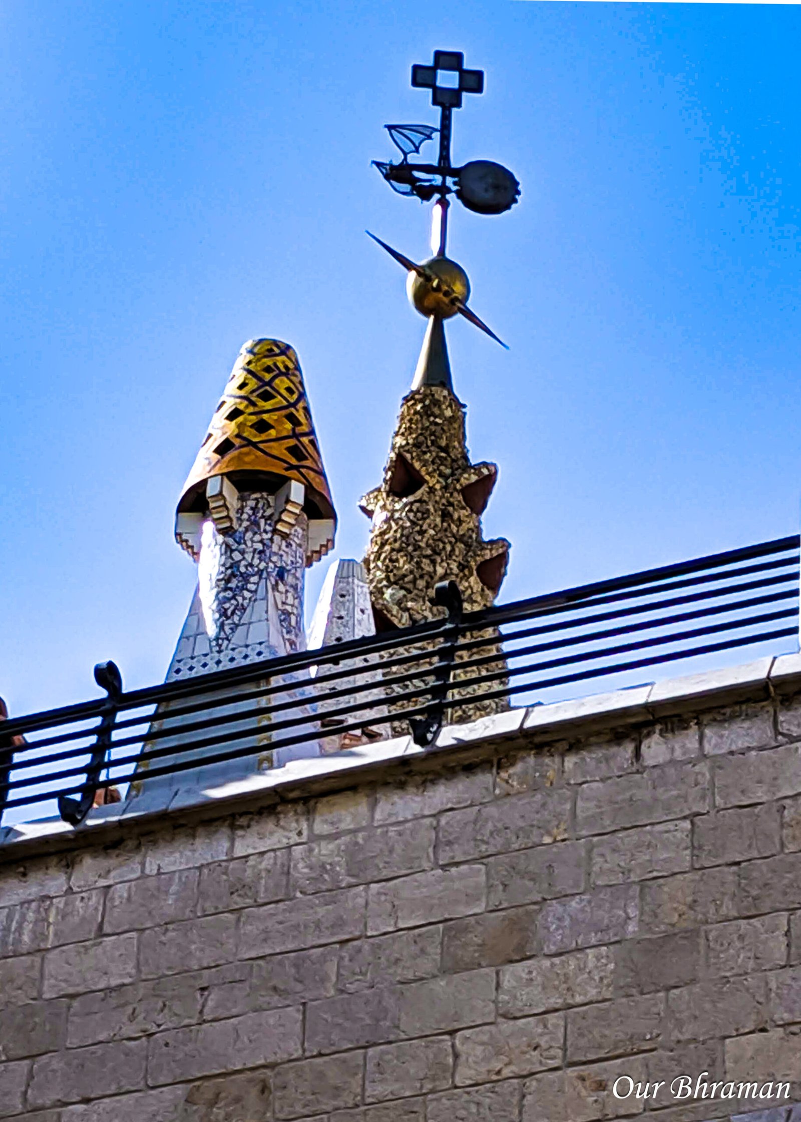 Palau Guell Roof Terrace